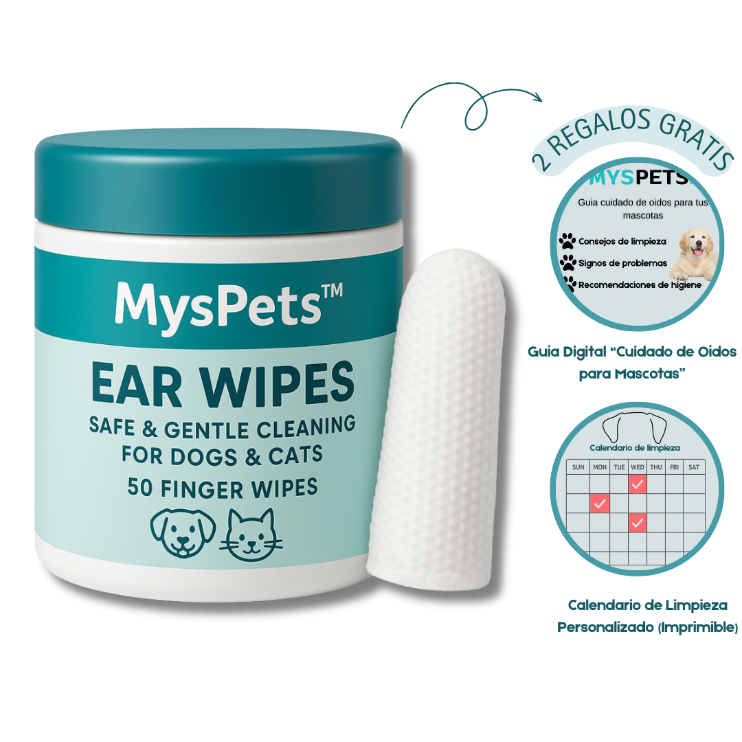 MysPets™ Limpieza Segura para Oídos de Mascotas